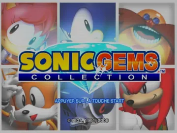 Sonic Gems Collection (Japan) screen shot title